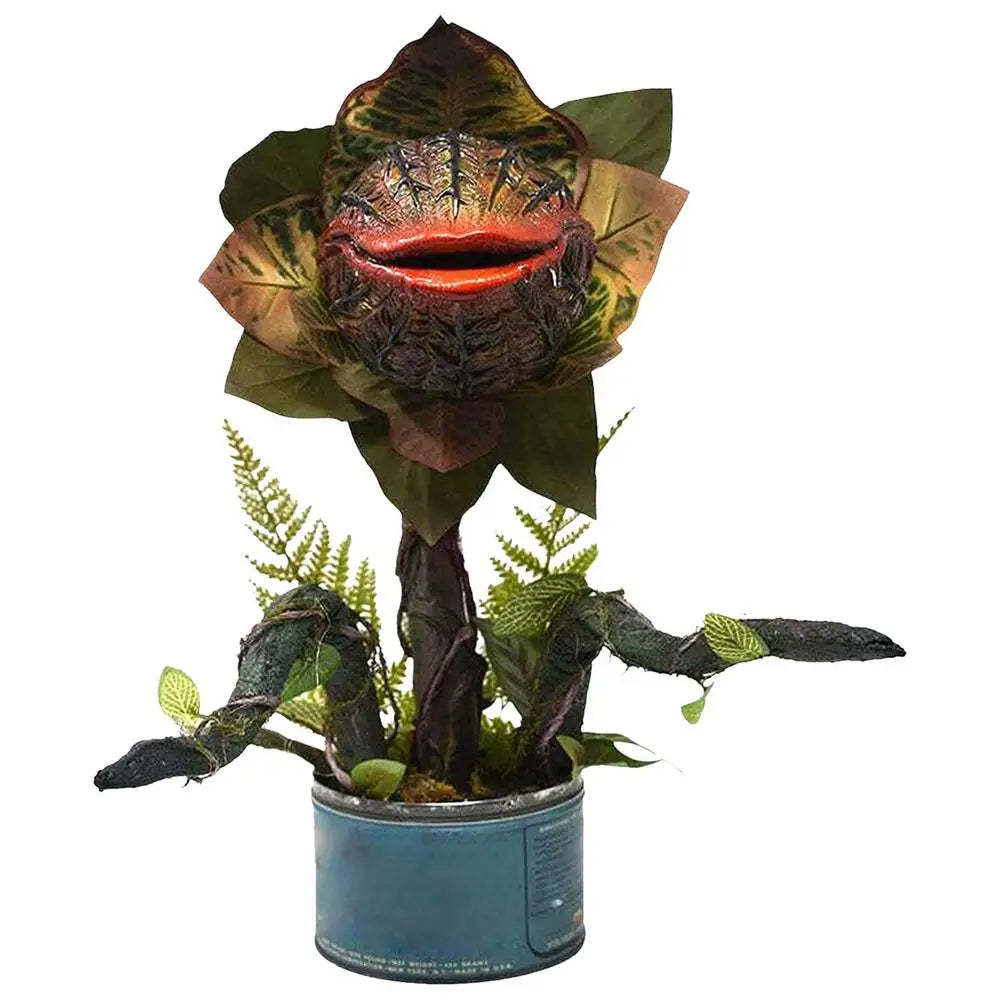 Halloween Piranha Flower Decoration Movie Prop Yard Resin Ornaments Little Shop Of Horrors Scary Plant Garden Halloween Decor