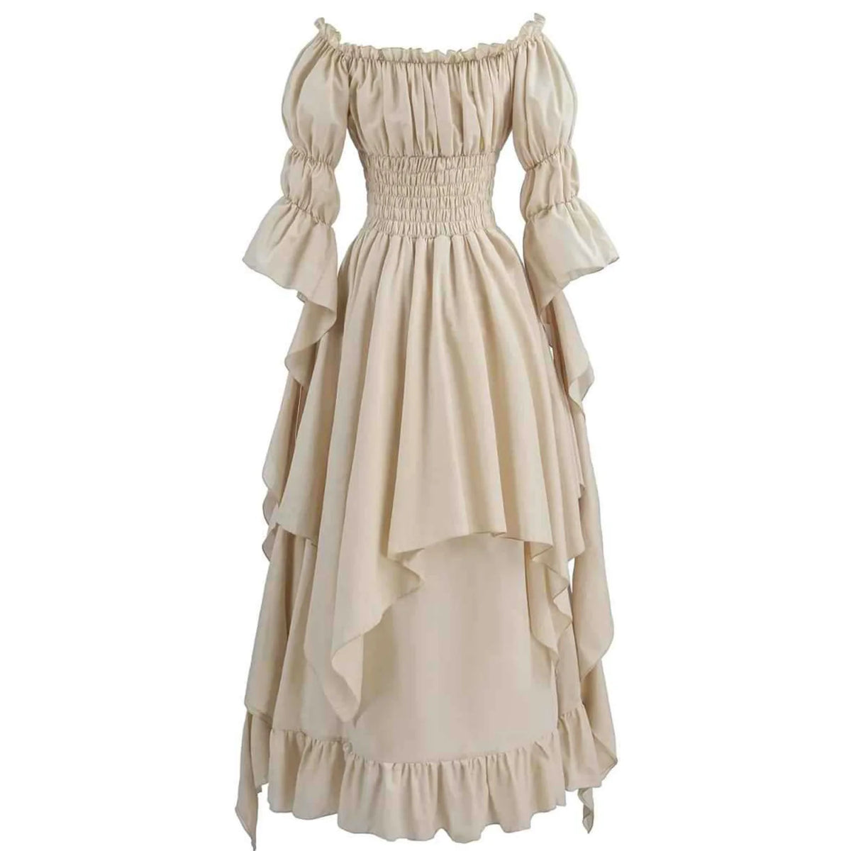 Women Gothic Witch Dress Medieval Renaissance Costume Victorian Dress for Halloween Party