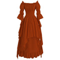 Women Gothic Witch Dress Medieval Renaissance Costume Victorian Dress for Halloween Party