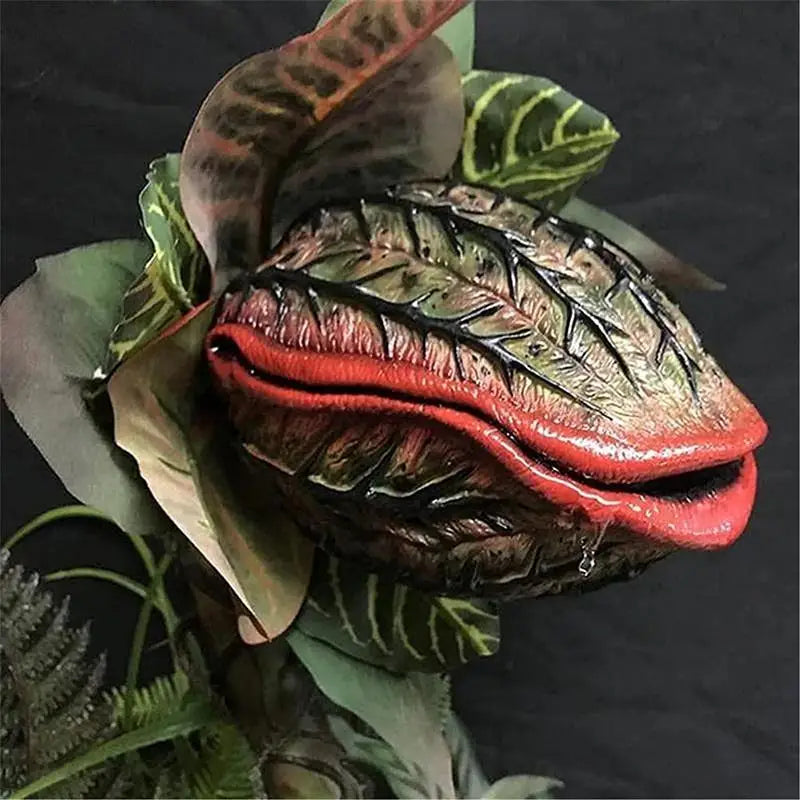 Halloween Piranha Flower Decoration Movie Prop Yard Resin Ornaments Little Shop Of Horrors Scary Plant Garden Halloween Decor