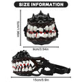 Halloween Dog Muzzle With Teeth Spooky Prop Large Teeth Dog Muzzle Spooky Prop For Halloween Adjustable Hilarious Werewolf