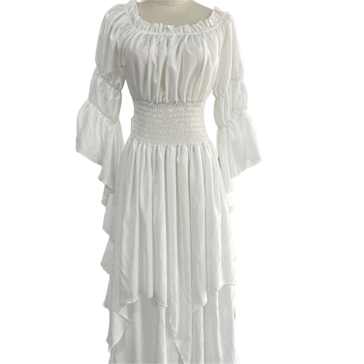 Women Gothic Witch Dress Medieval Renaissance Costume Victorian Dress for Halloween Party